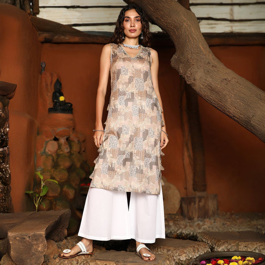 Rustic Tassel Kurta Set