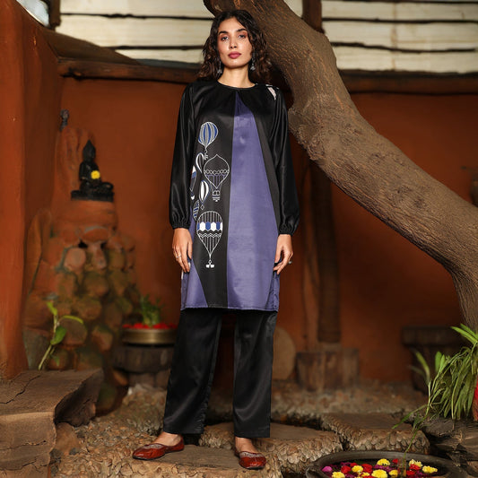 Buoyant Block Kurta Set