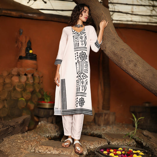 Indie Lines Kurta Set