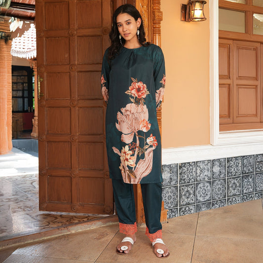 Ethereal Bloom Kurta Set