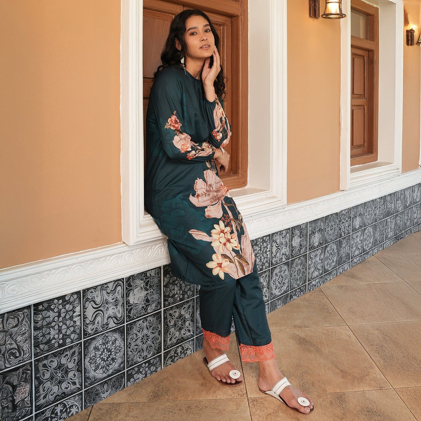 Ethereal Bloom Kurta Set