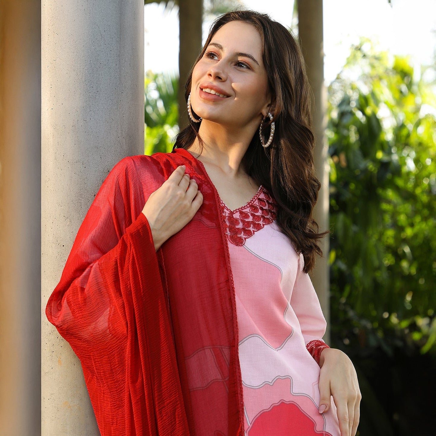 Fleur Imprint Kurta Set