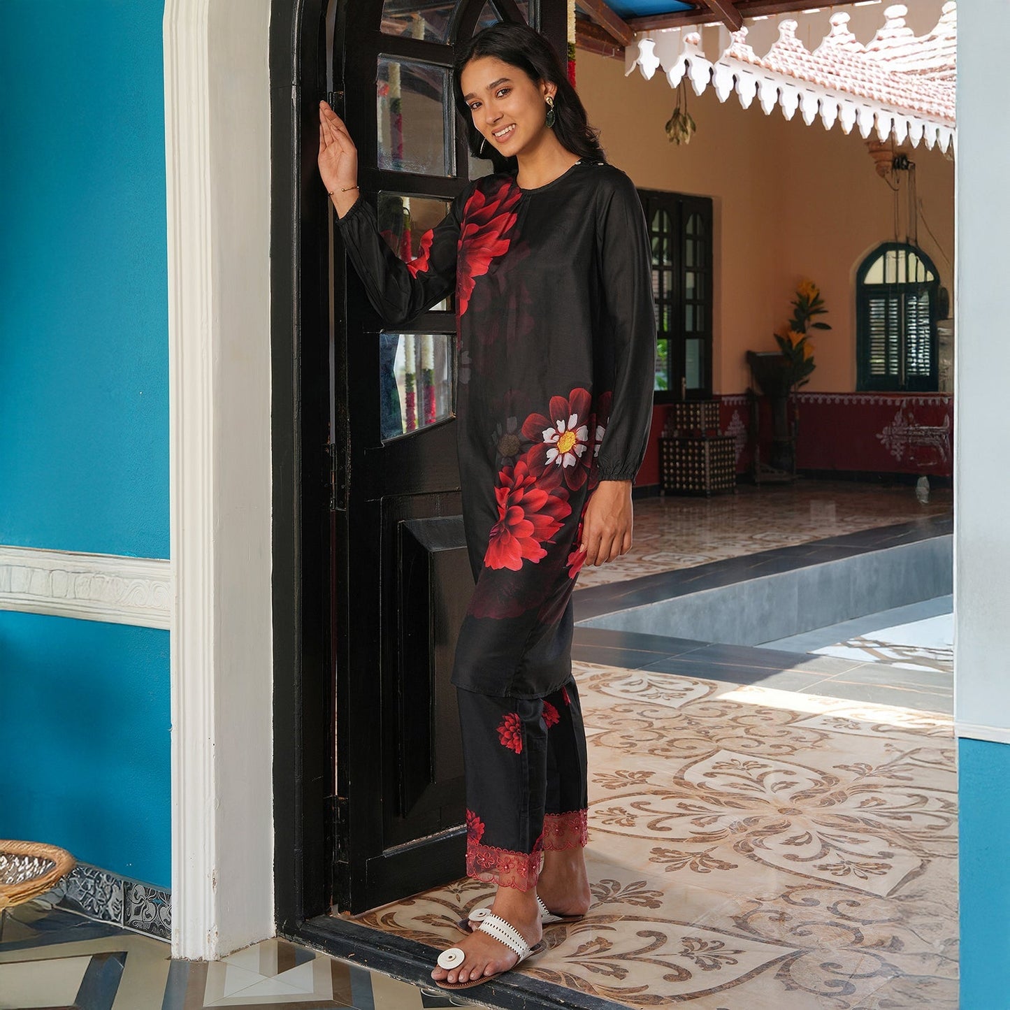 Marigloire Imprint Kurta Set