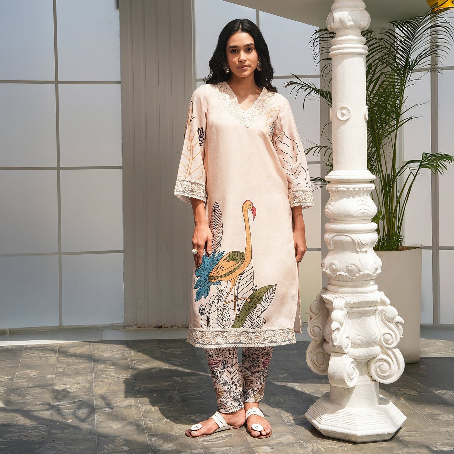 Swané Imprint Kurta Set