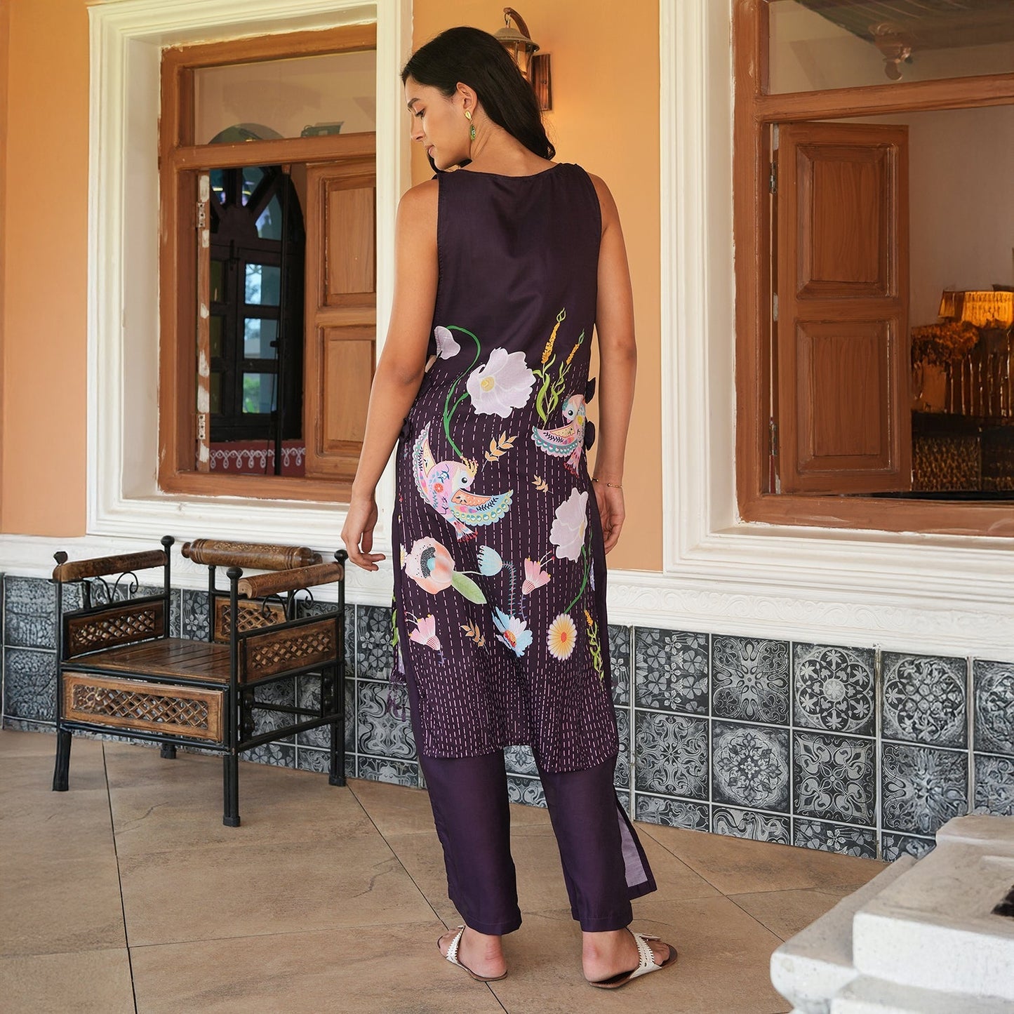Edena Mural Kurta Set