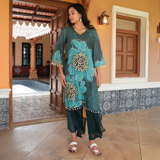 Grandiflora Imprint Kurta Set