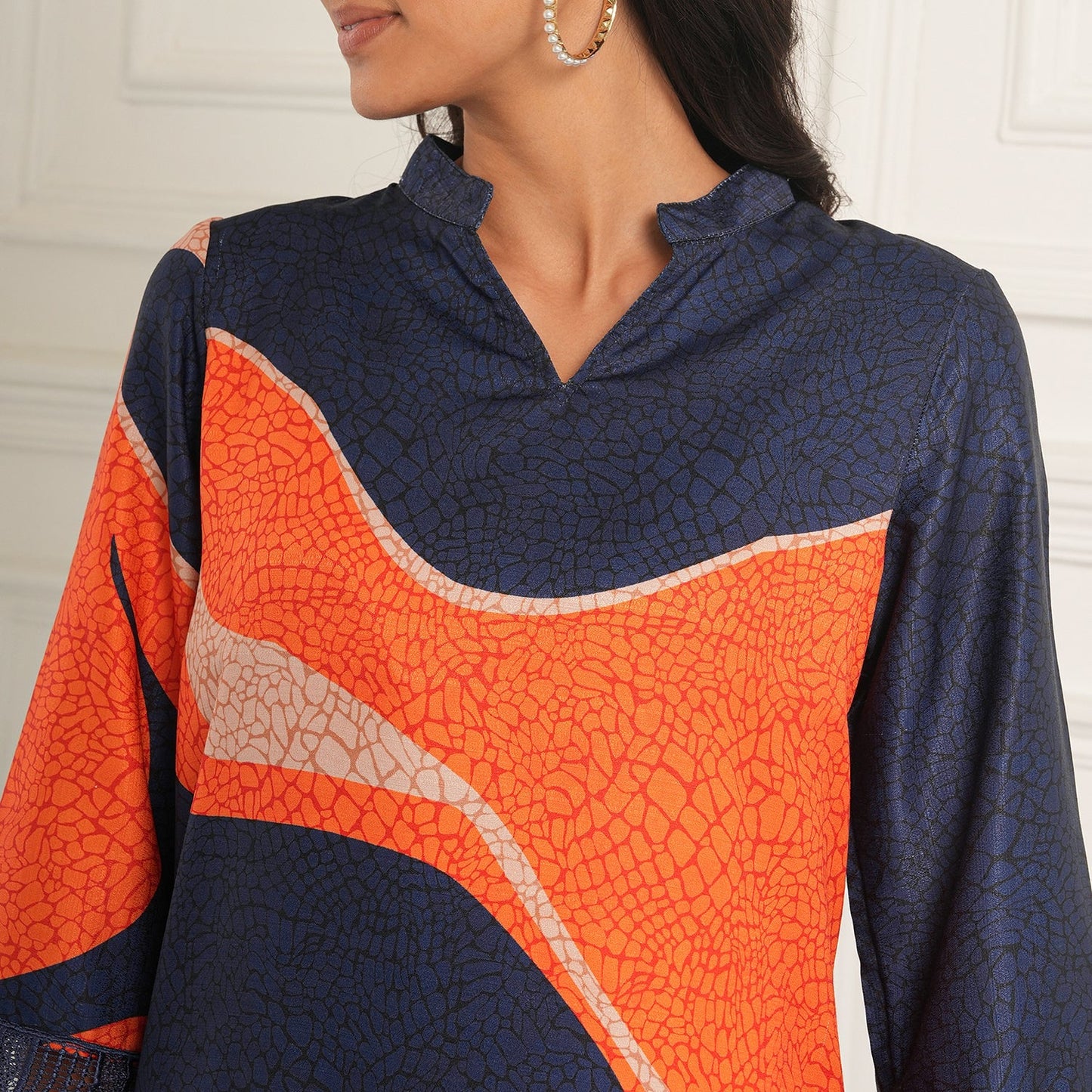 Flowing Petalia Kurta Set
