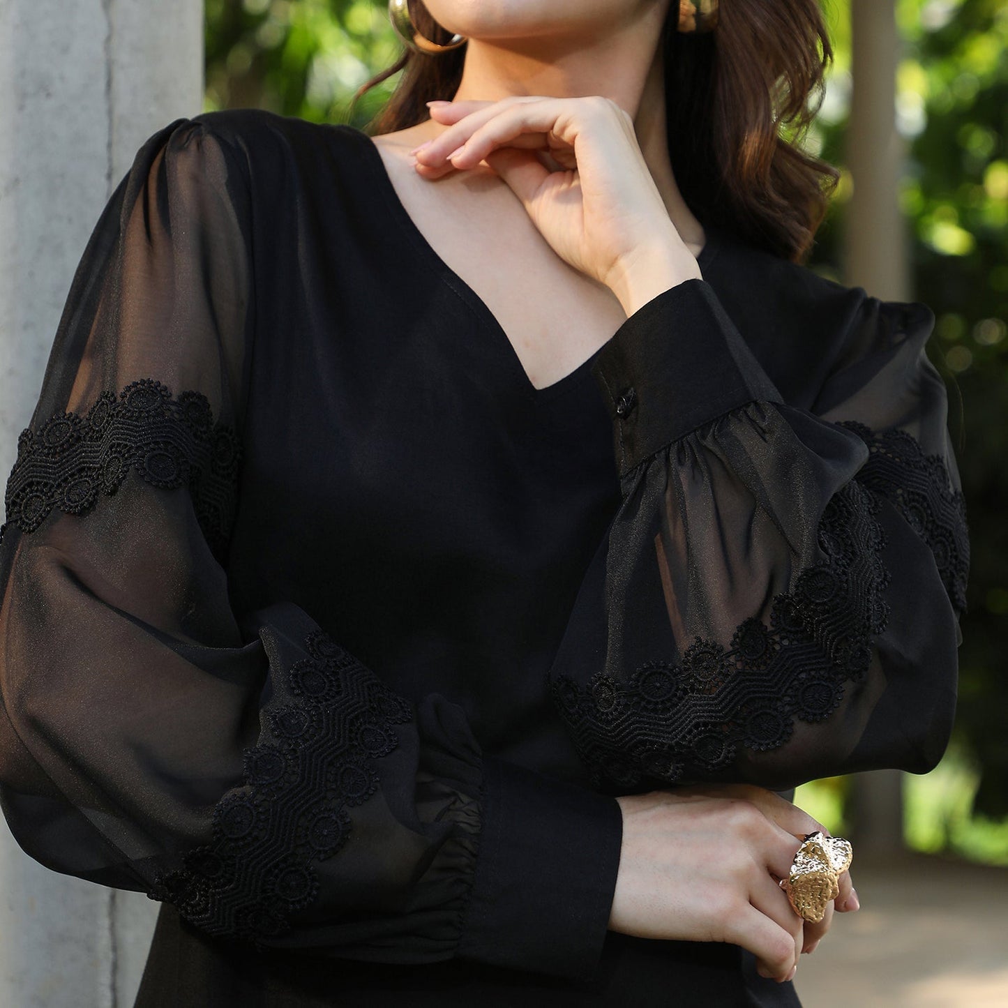 Solid Flared Kurta Set