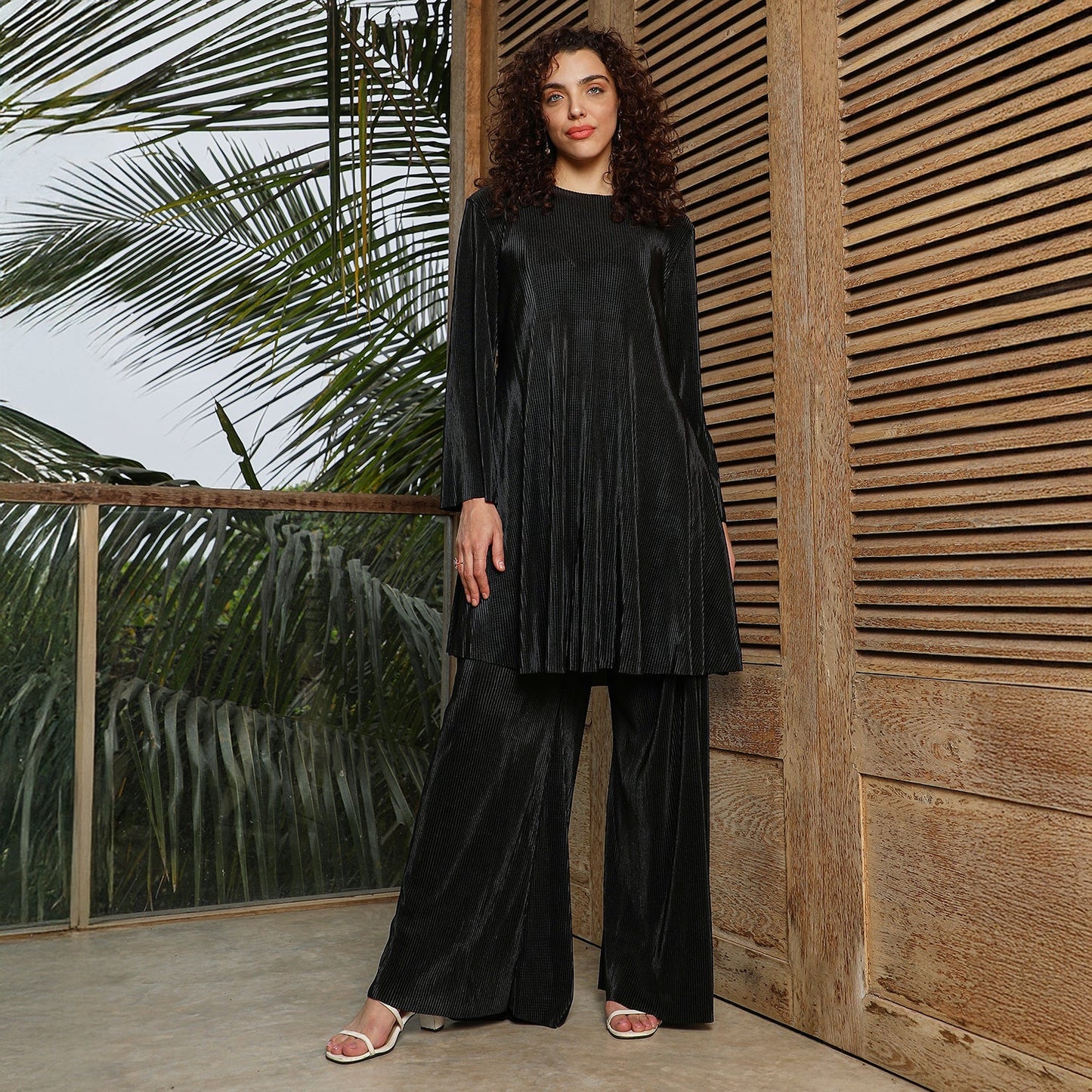 Accordian Kurta Set