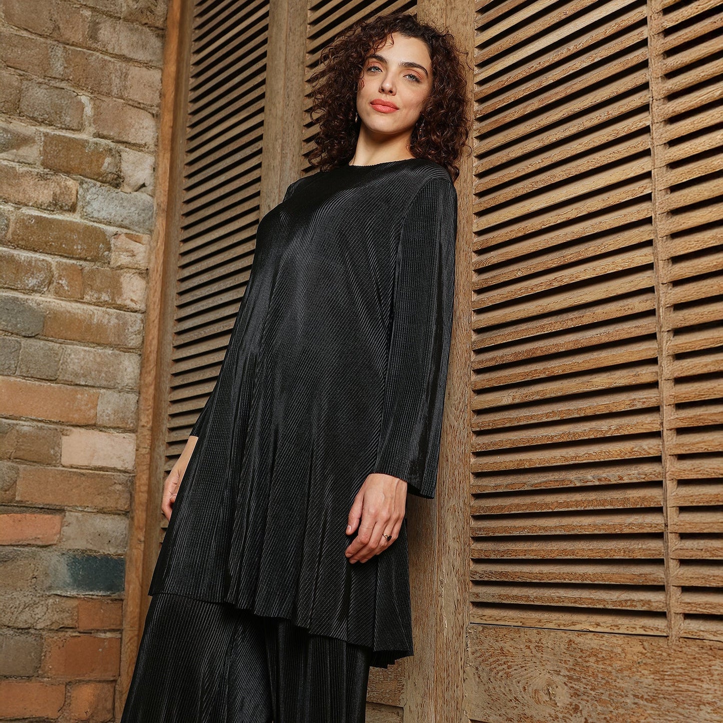 Accordian Kurta Set
