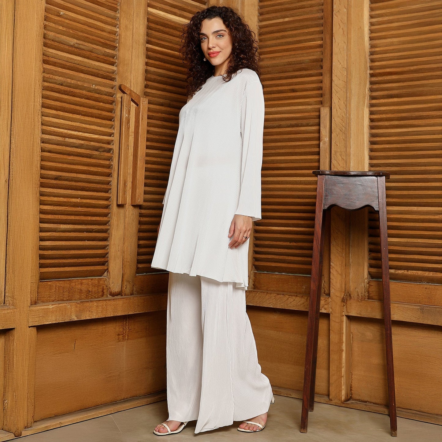 Accordian Kurta Set
