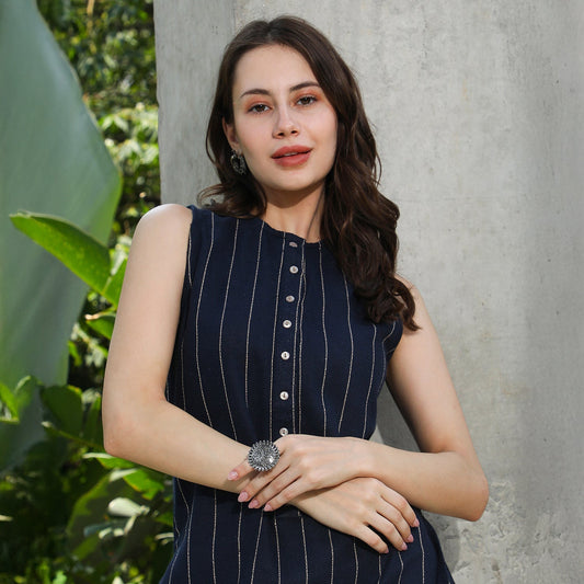 Simplicity Striped Kurta Set