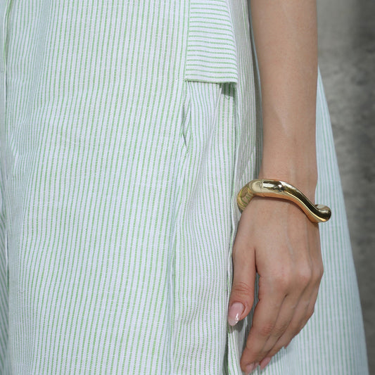 Pinstriped Kurta Set