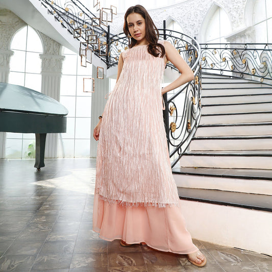 All-Over-Tassel Kurta Set