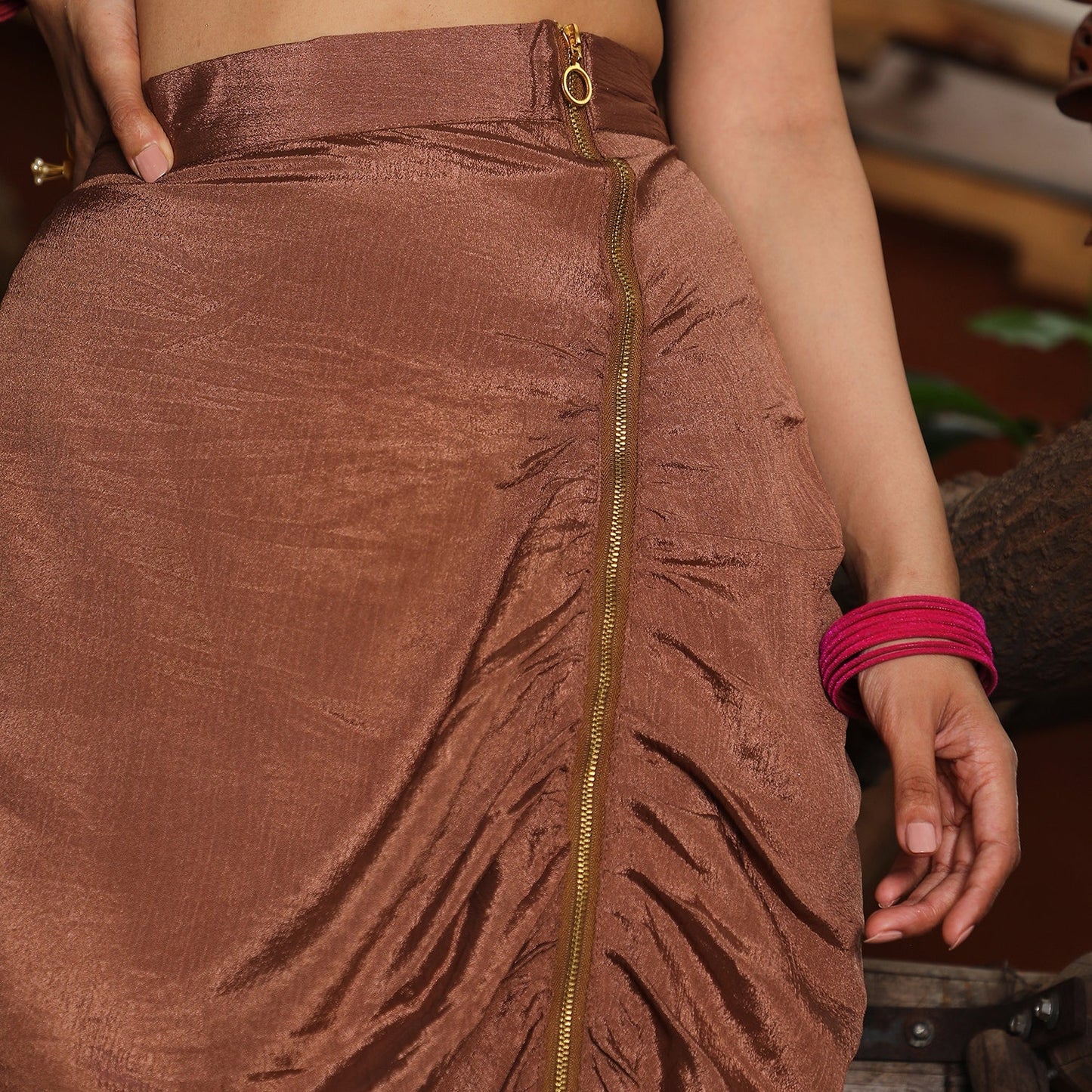 Embellished Draped Co-Ord Set