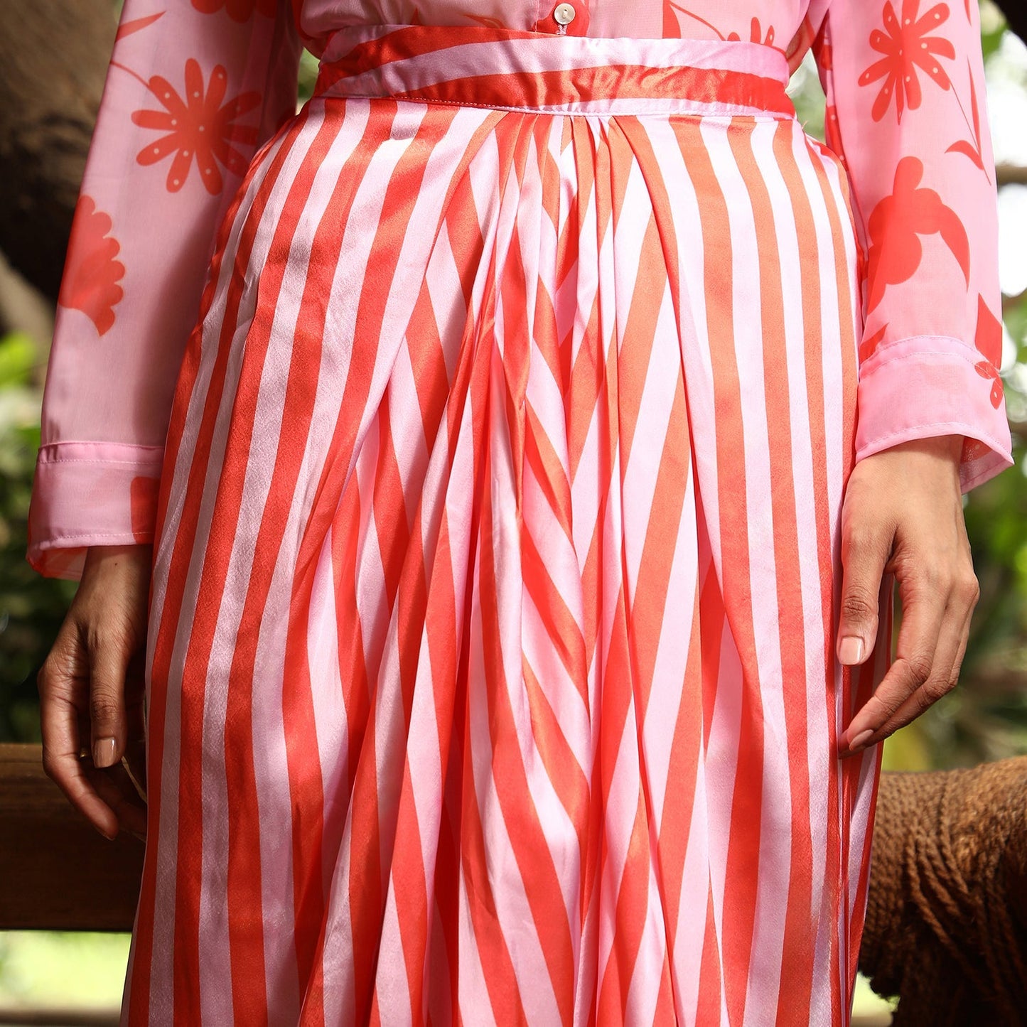 Flora Striped Co-Ord Set