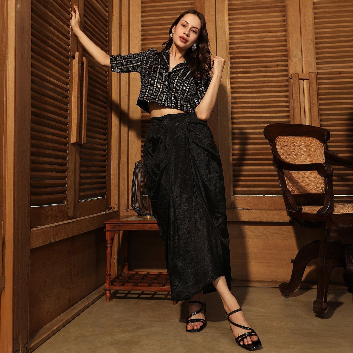 Aureate Mirror Co-Ord Set