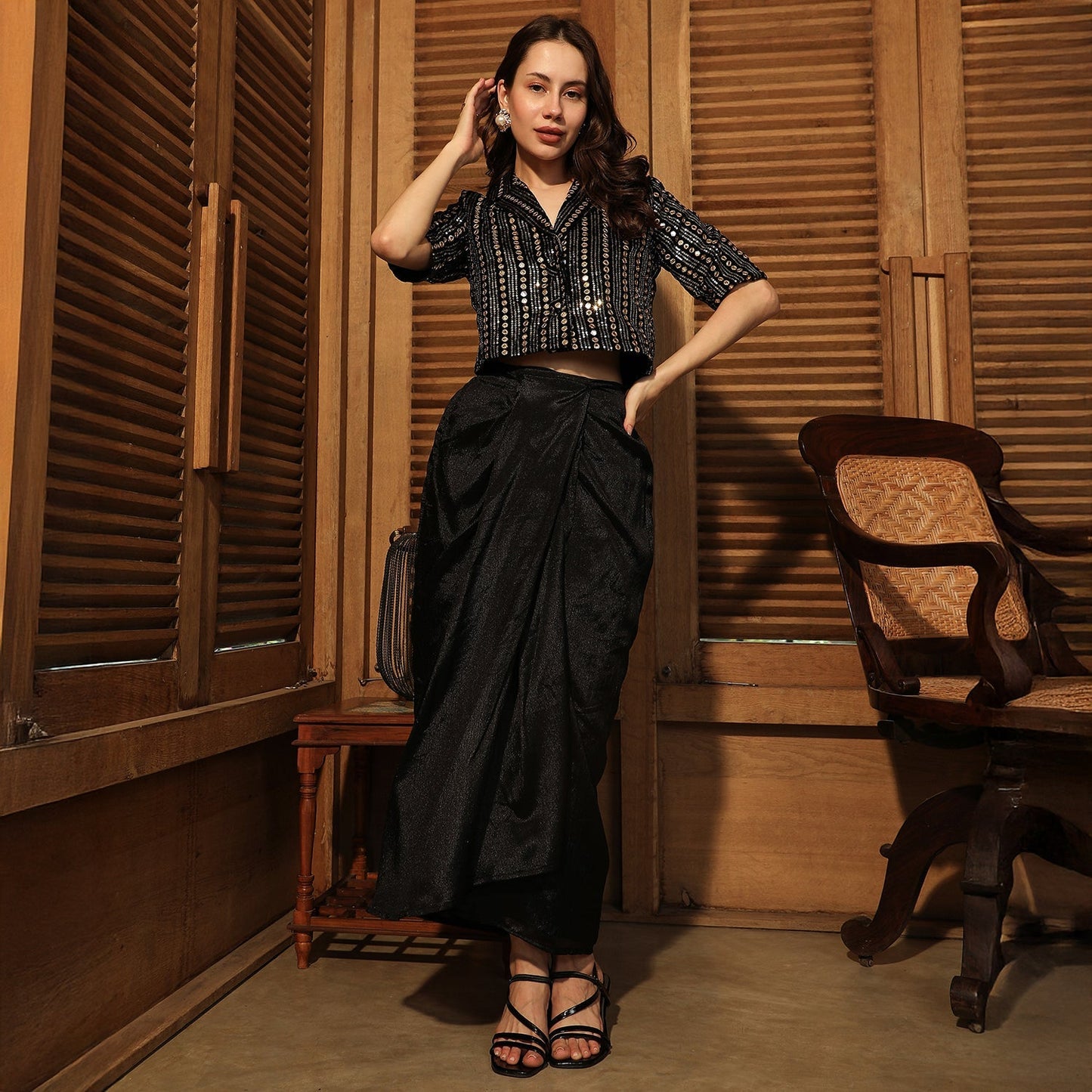 Aureate Mirror Co-Ord Set