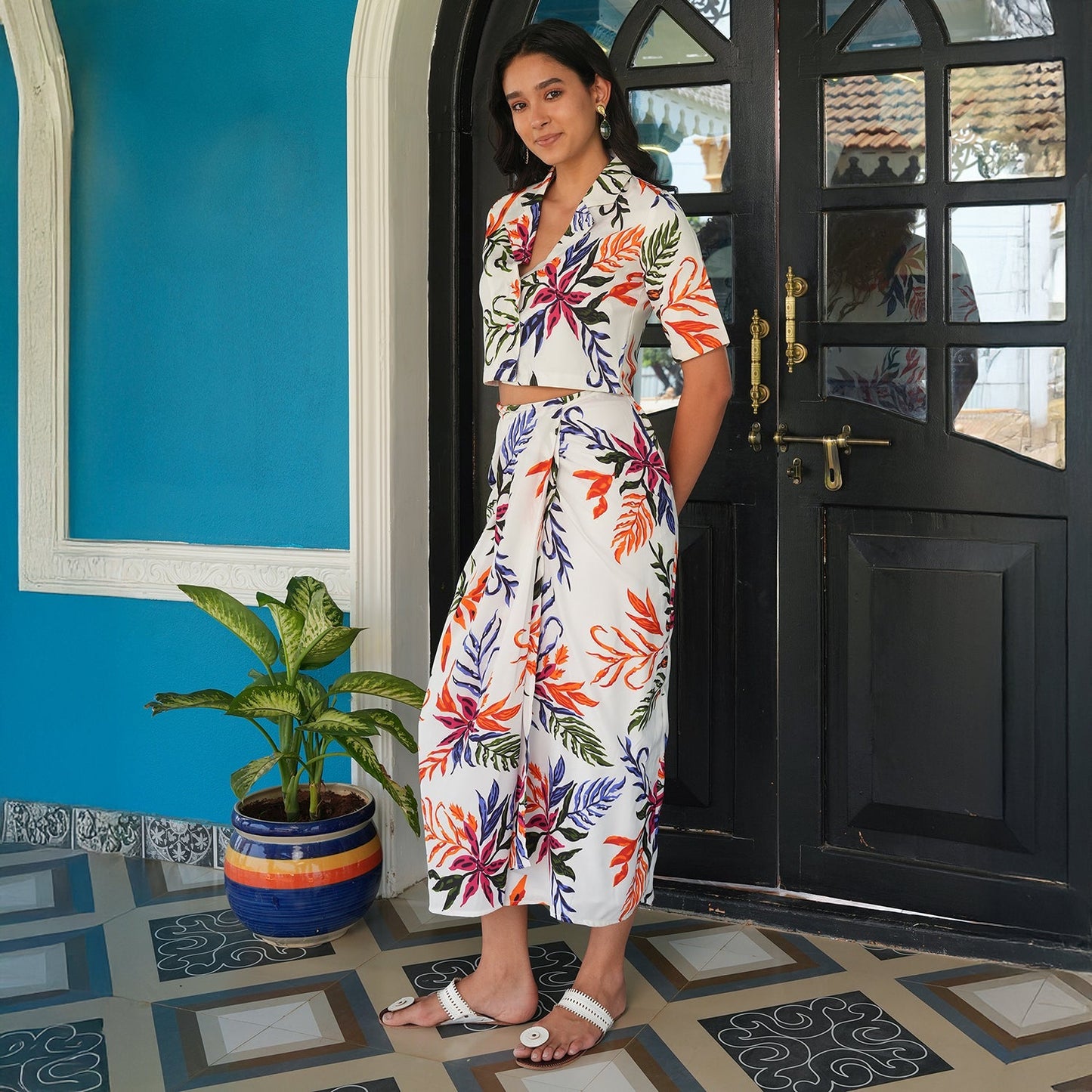 Flowing Botanics Co-Ord Set