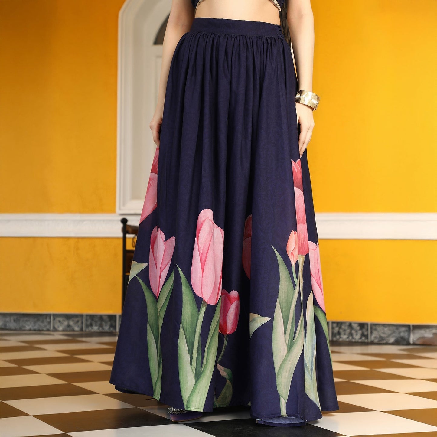 Foliage-Roses Imprint Co-Ord Set