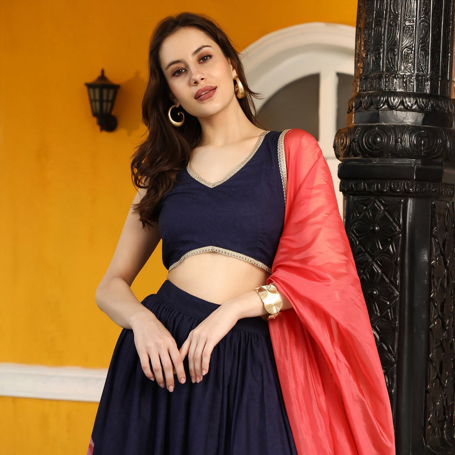 Foliage-Roses Imprint Co-Ord Set