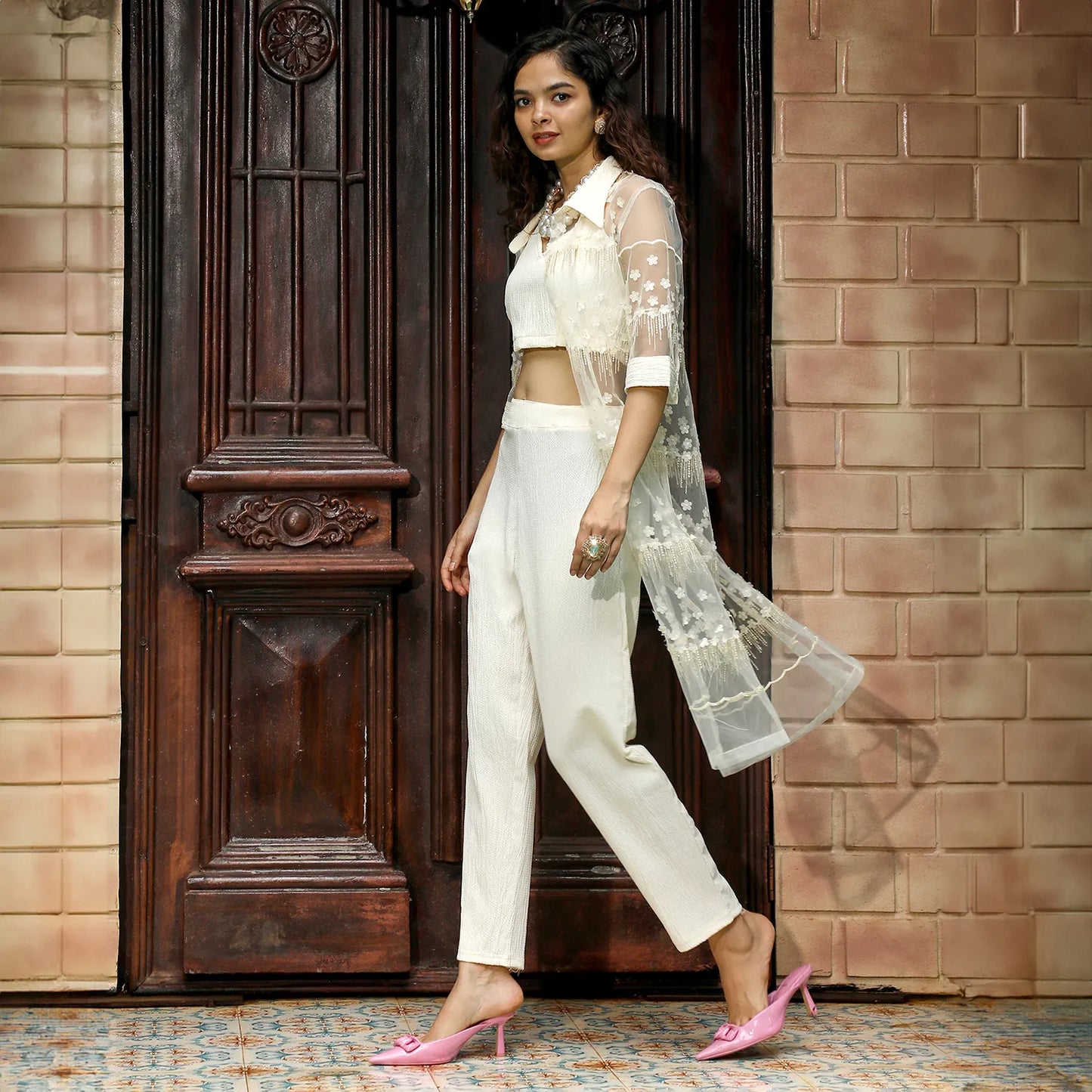 Applique Flora Co-Ord Set
