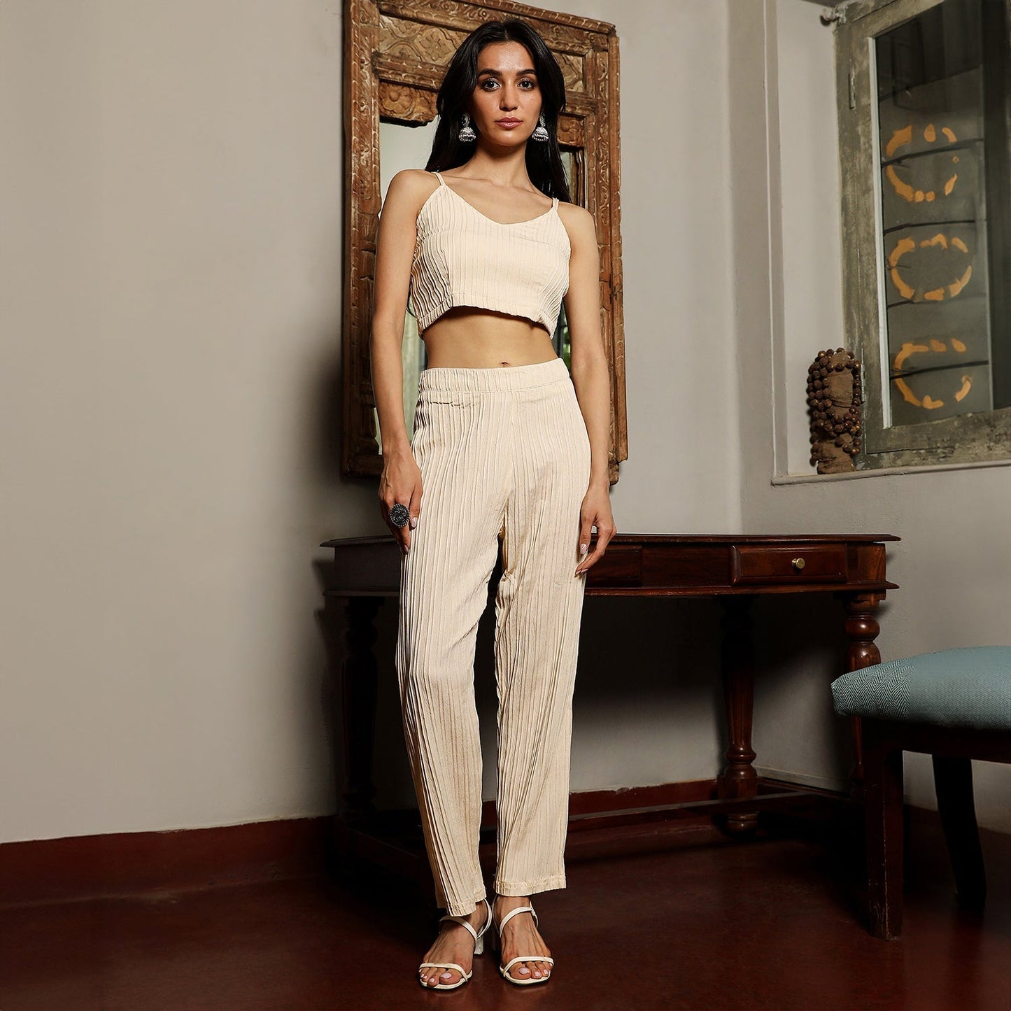 Sheer Geometric Co-Ord Set
