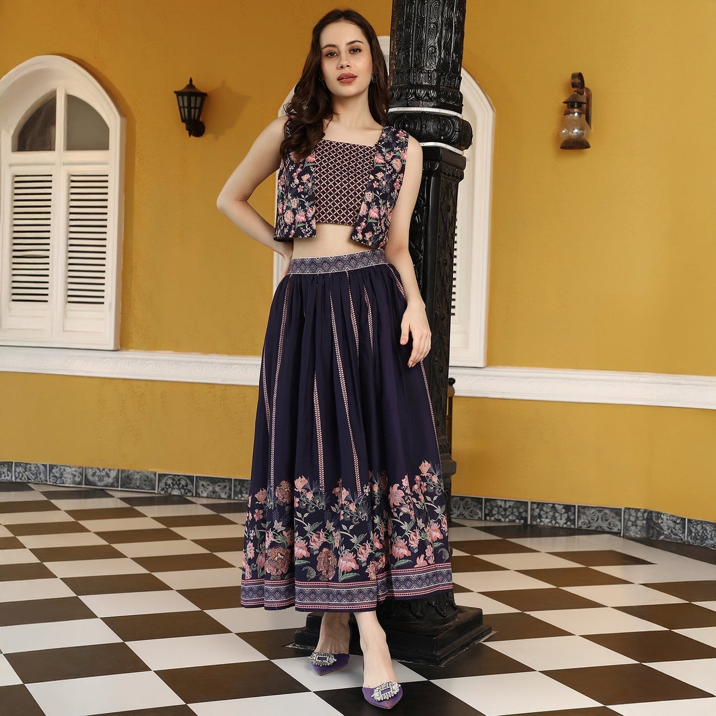 Geometrical-Flora Co-Ord Set