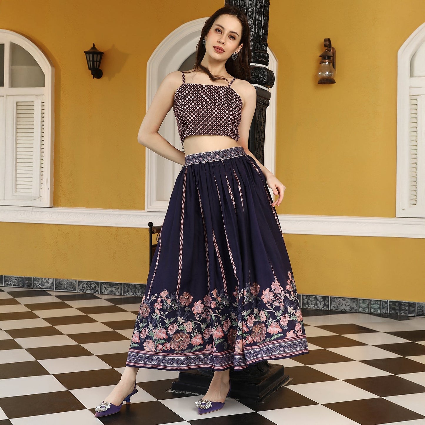 Geometrical-Flora Co-Ord Set