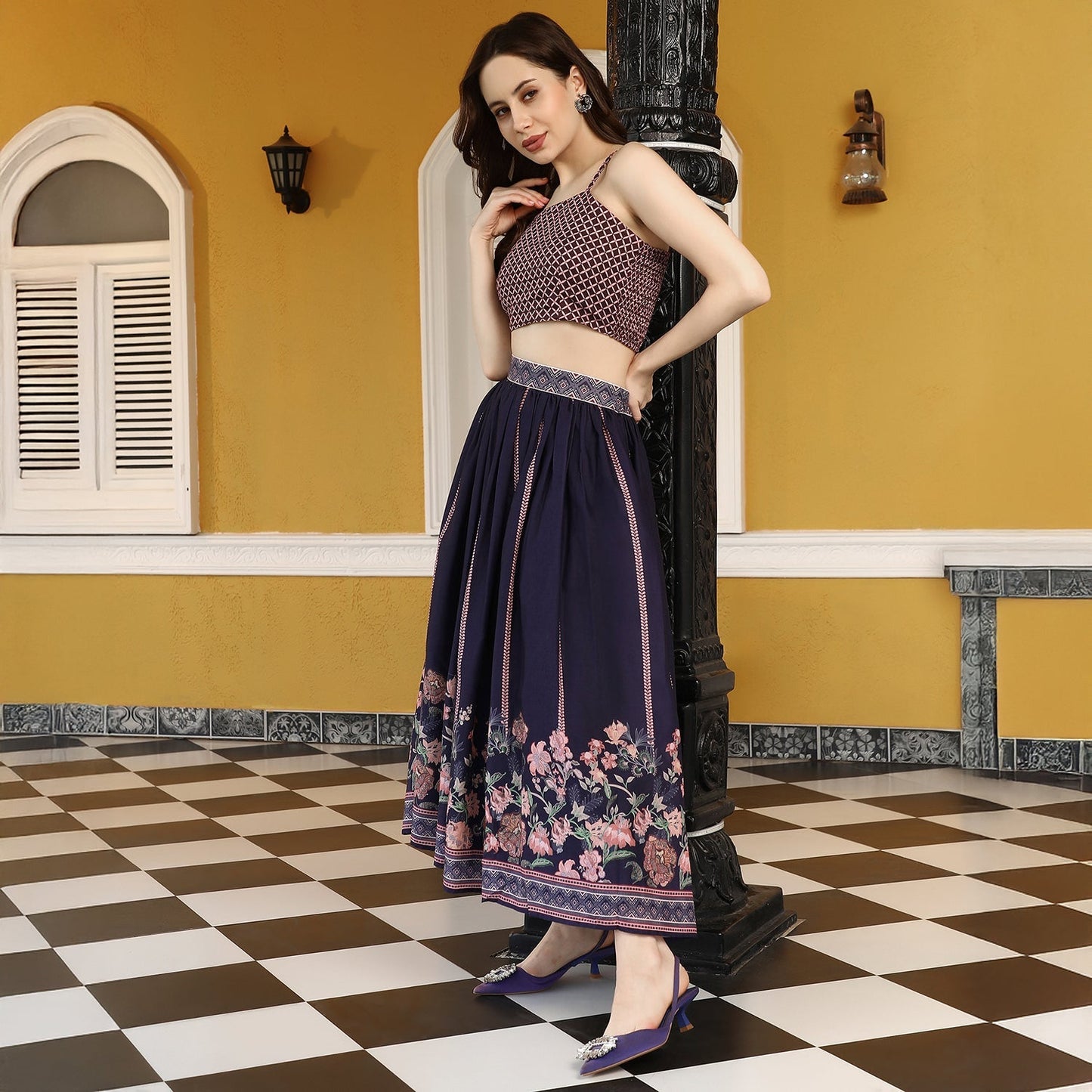 Geometrical-Flora Co-Ord Set