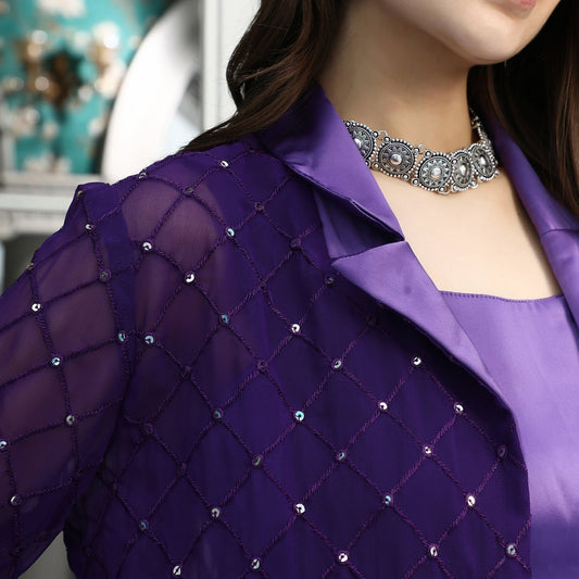 Embellished Tailored Co-Ord Set