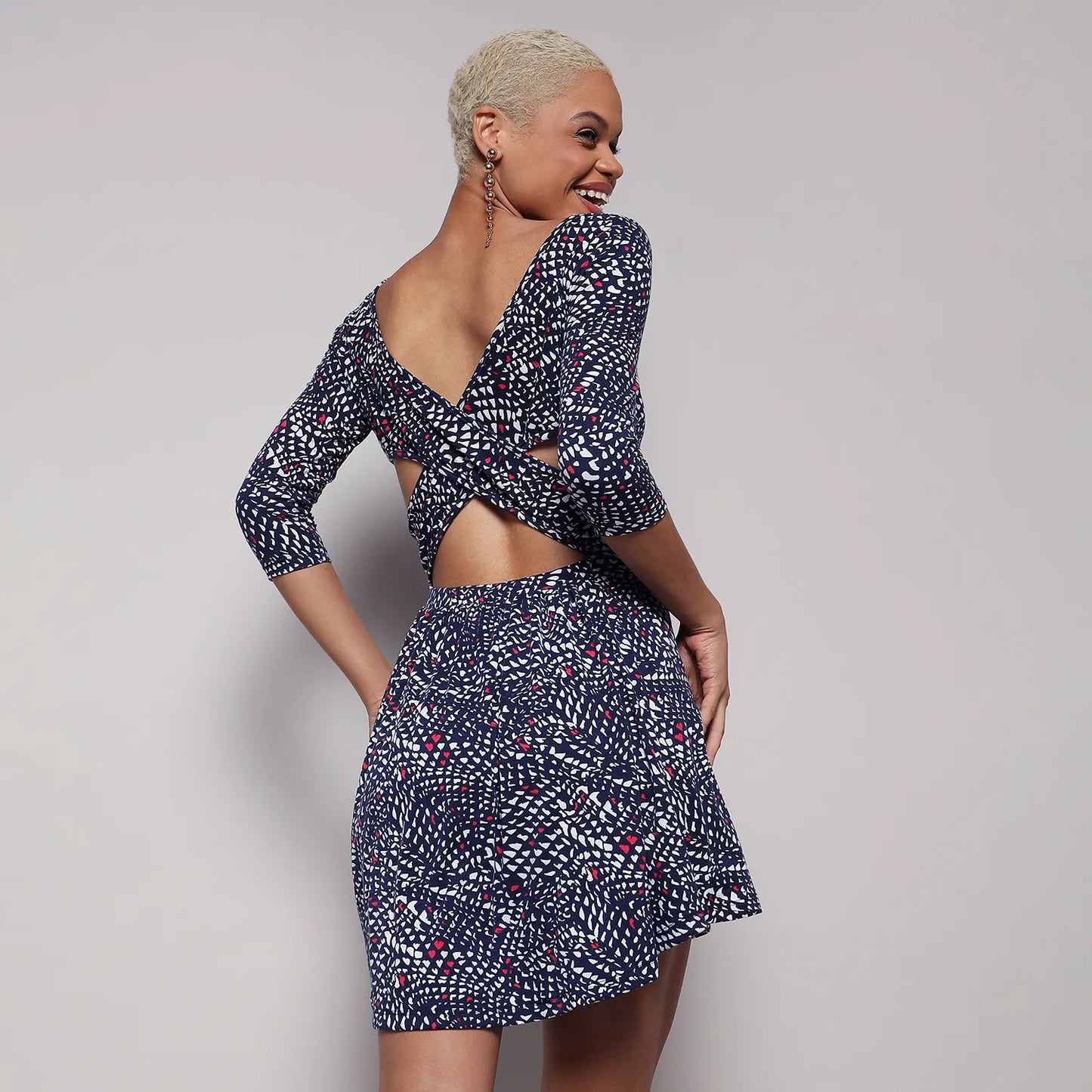 Criss-Cross Back Dress