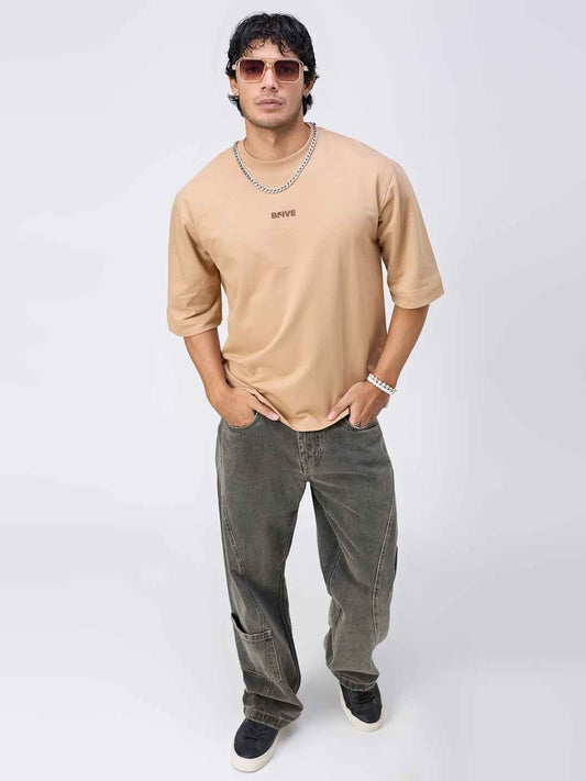 Classic Cold Coffee Oversized Men's T-Shirt B5IVE