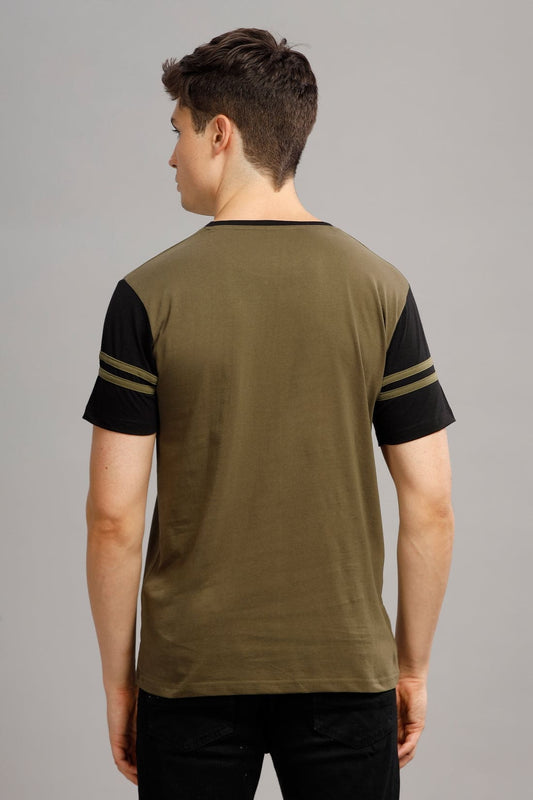 Colourblocked Cotton T-Shirt