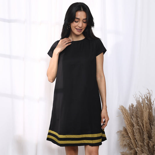 Contrast Striped Dress