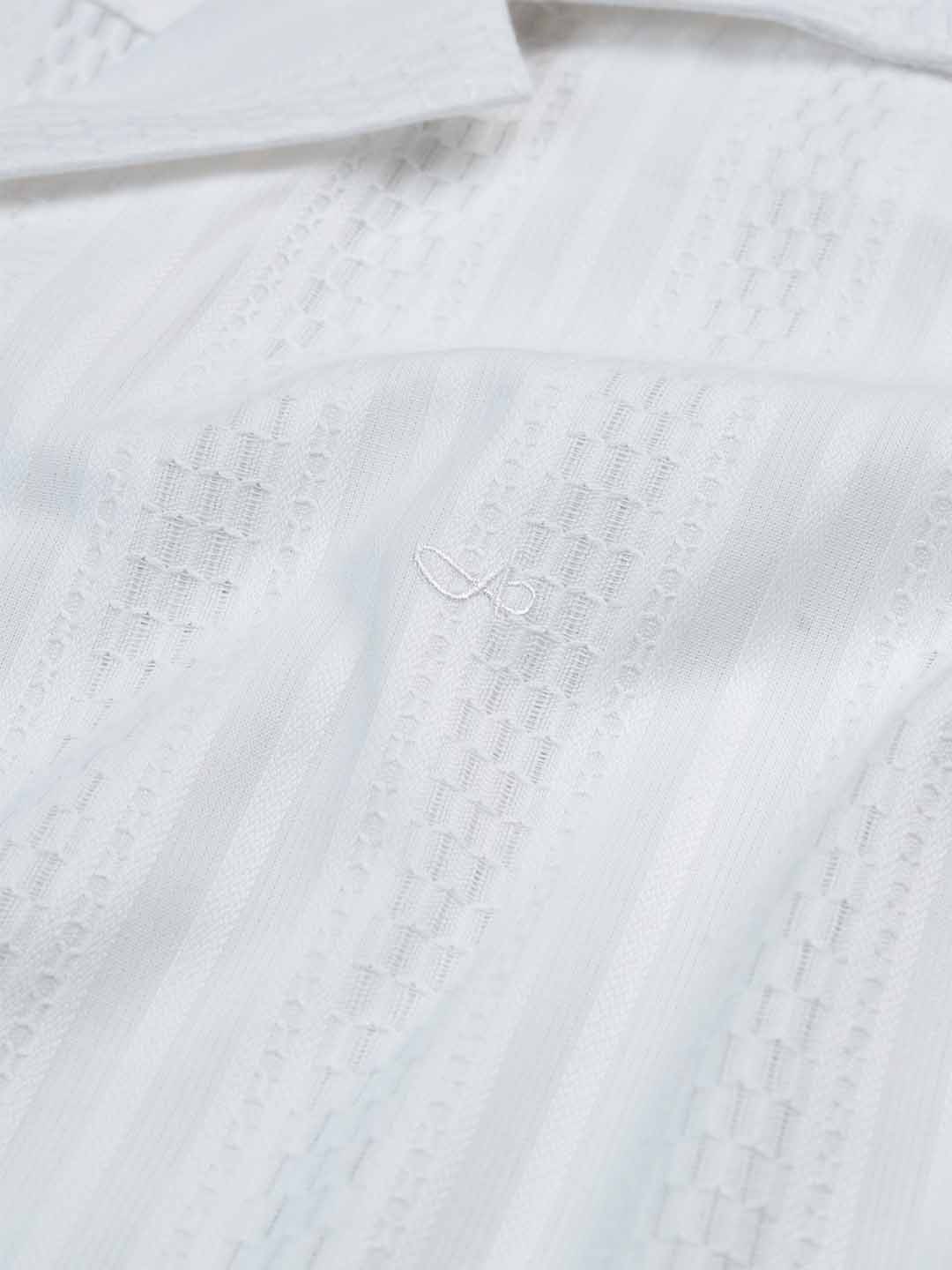 White Regular Fit Casual Cotton Shirt for men (ADELO)