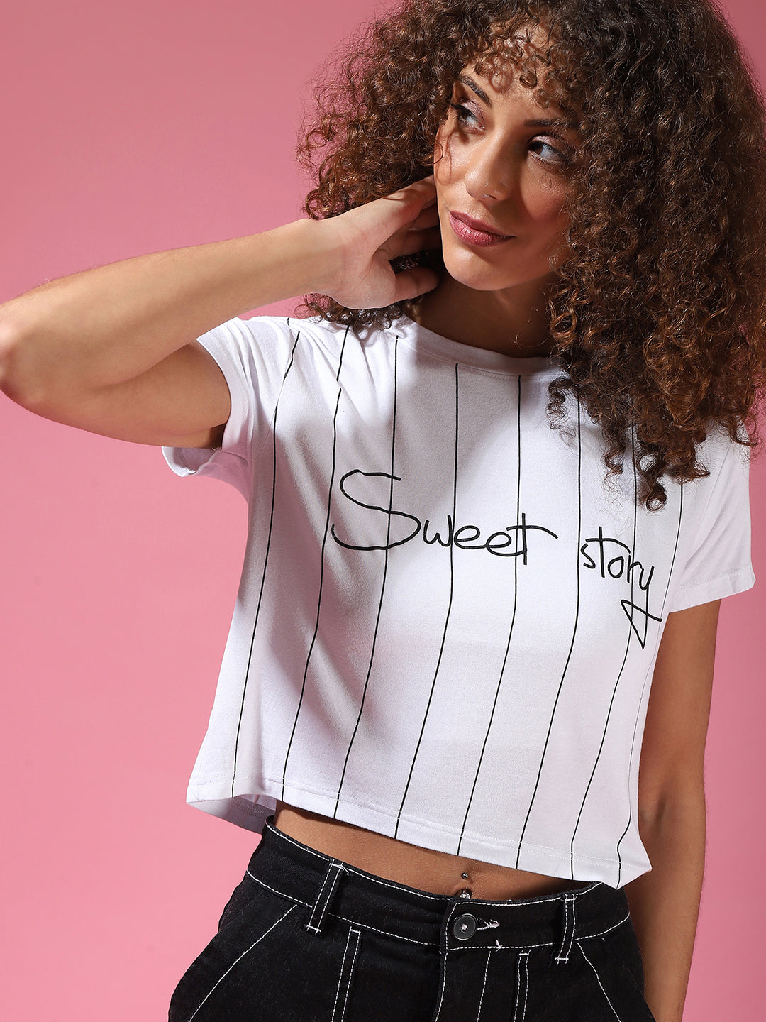 Sweet Day Pinstriped Top