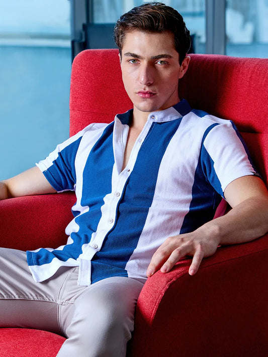 Balanced Striped Shirt