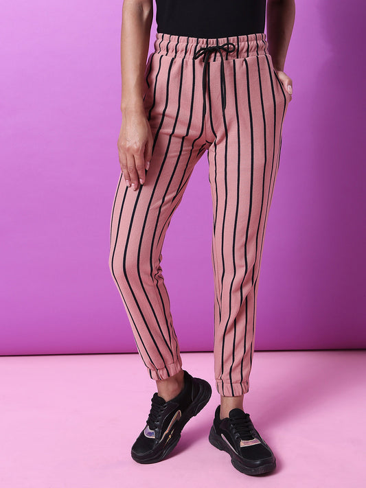 Striped Track Pants