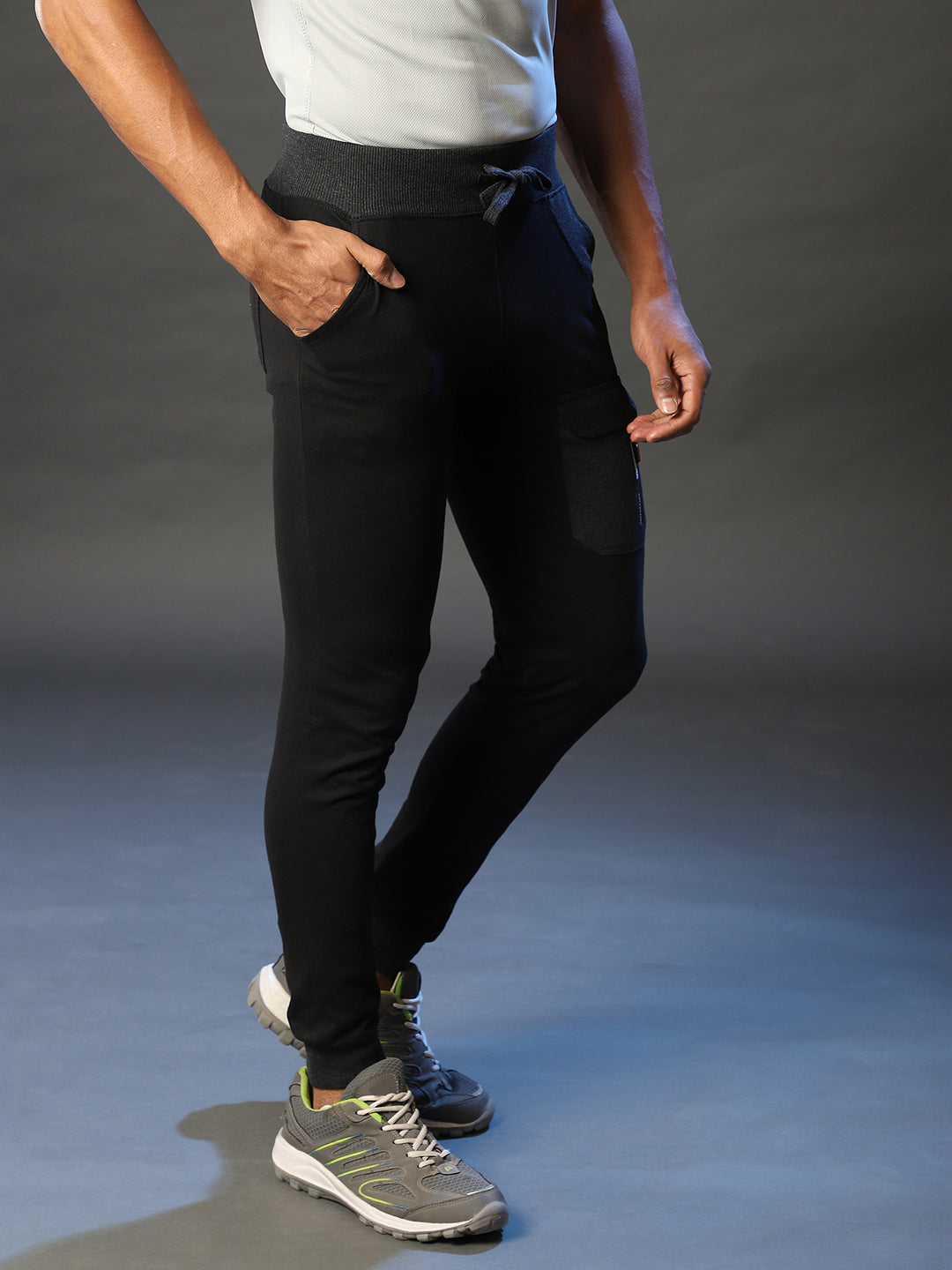 Elastic Waist Jogging Pants