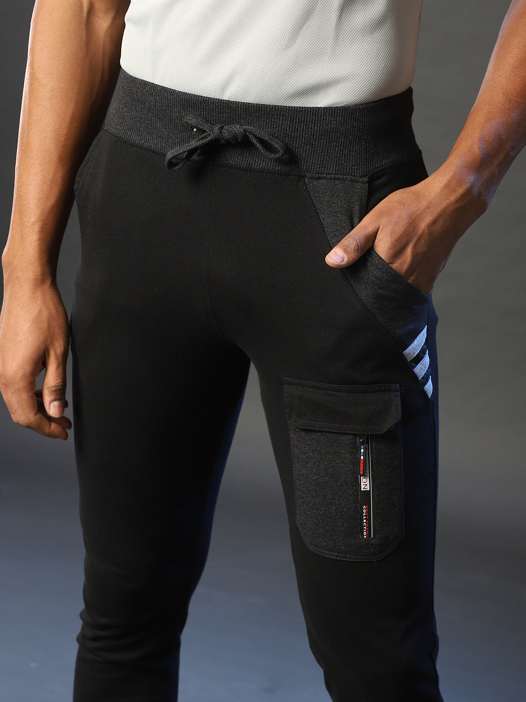 Elastic Waist Jogging Pants