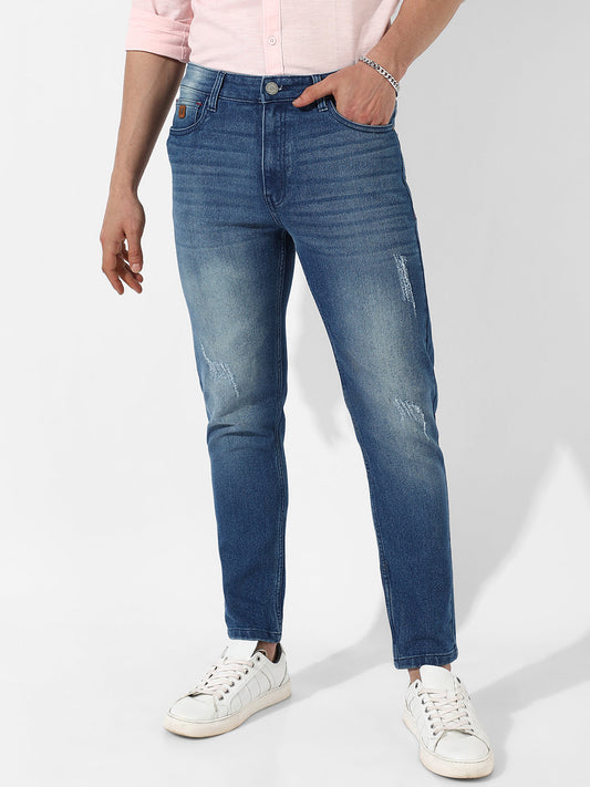 Tapered Denim Jeans