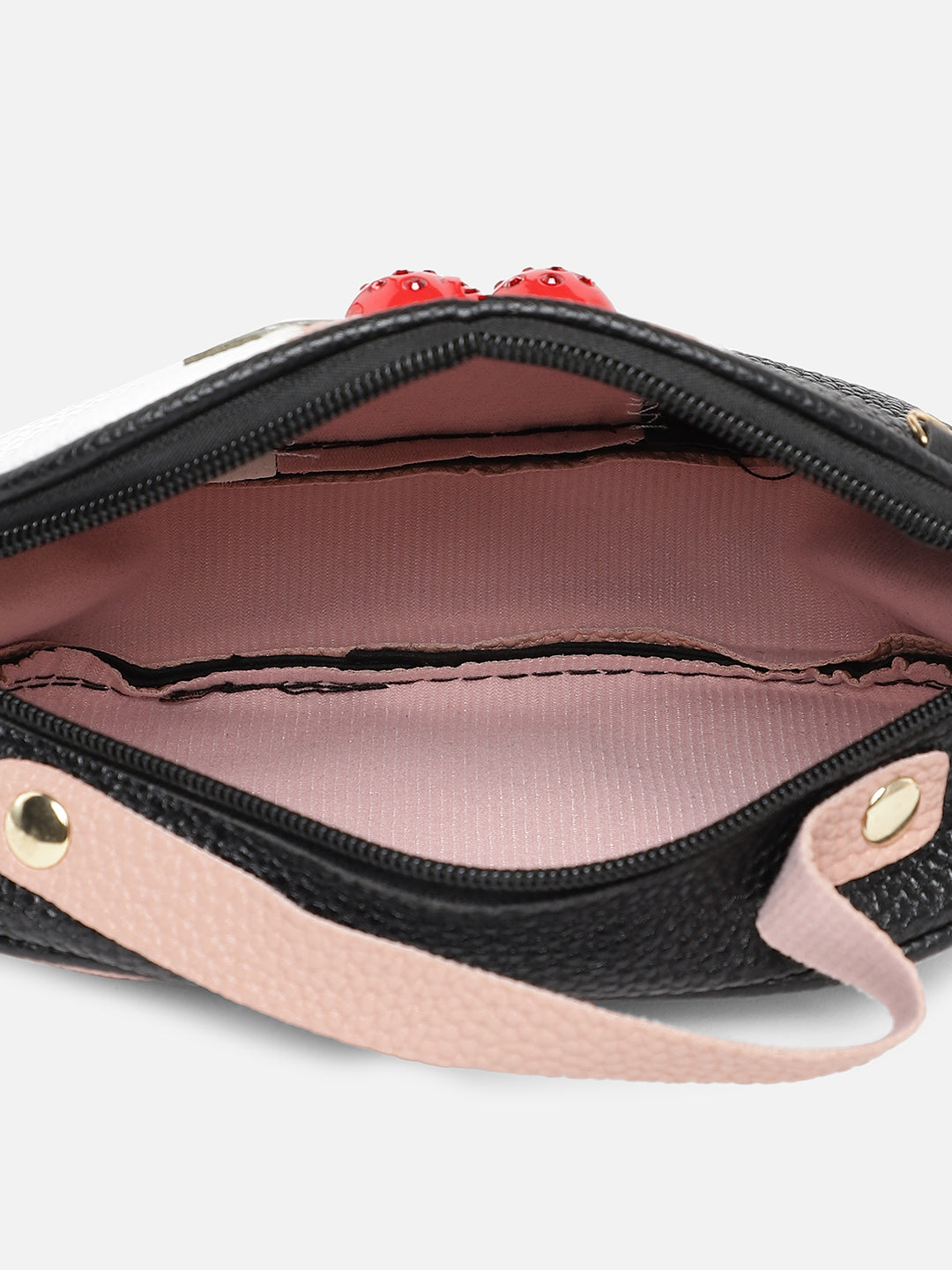 Multicolour Colourblocked Vegan Leather Sling Bag