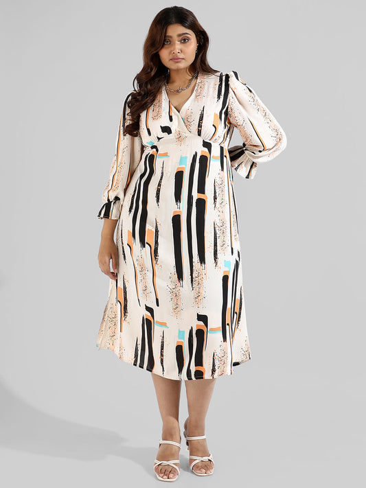 Abstrack Design Stylish Casual Dresses