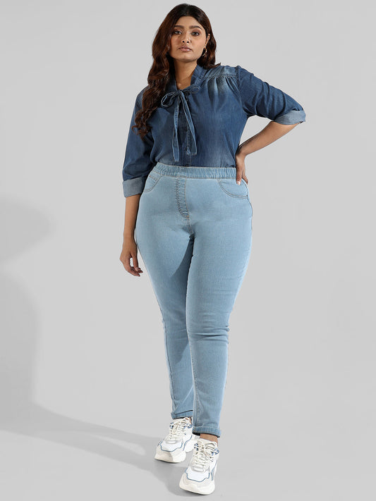 Solid Stylish Skinny Fit New Trend Denim Jeans