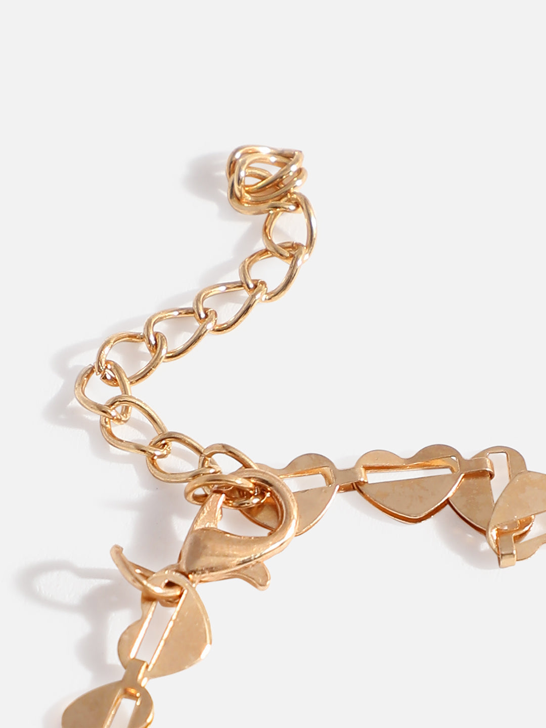 WOMEN GOLD PLATED SET OF 3 ANKLET CUM BRACELET