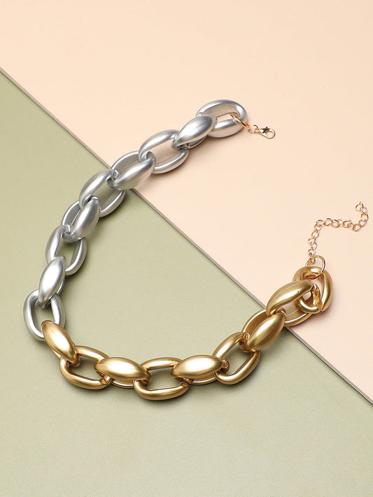 GOLD PLATED PARTY DESIGNER NECKLACE FOR WOMEN