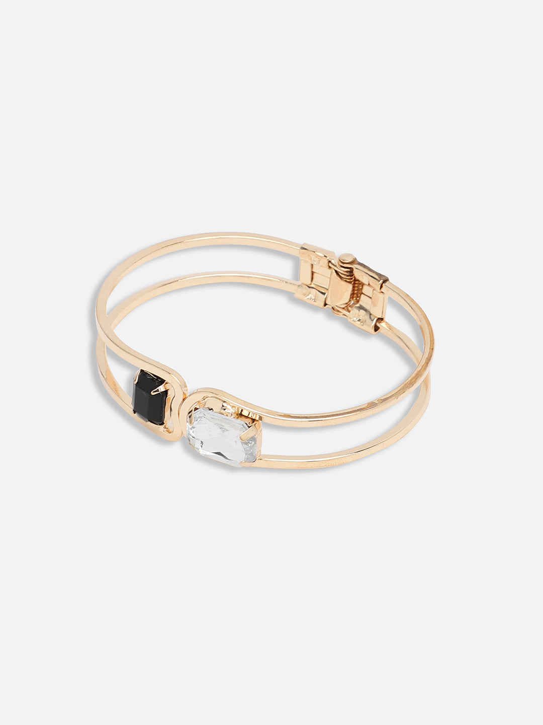 GOLD PLATED PARTY DESIGNER STONE BRACELET FOR WOMEN
