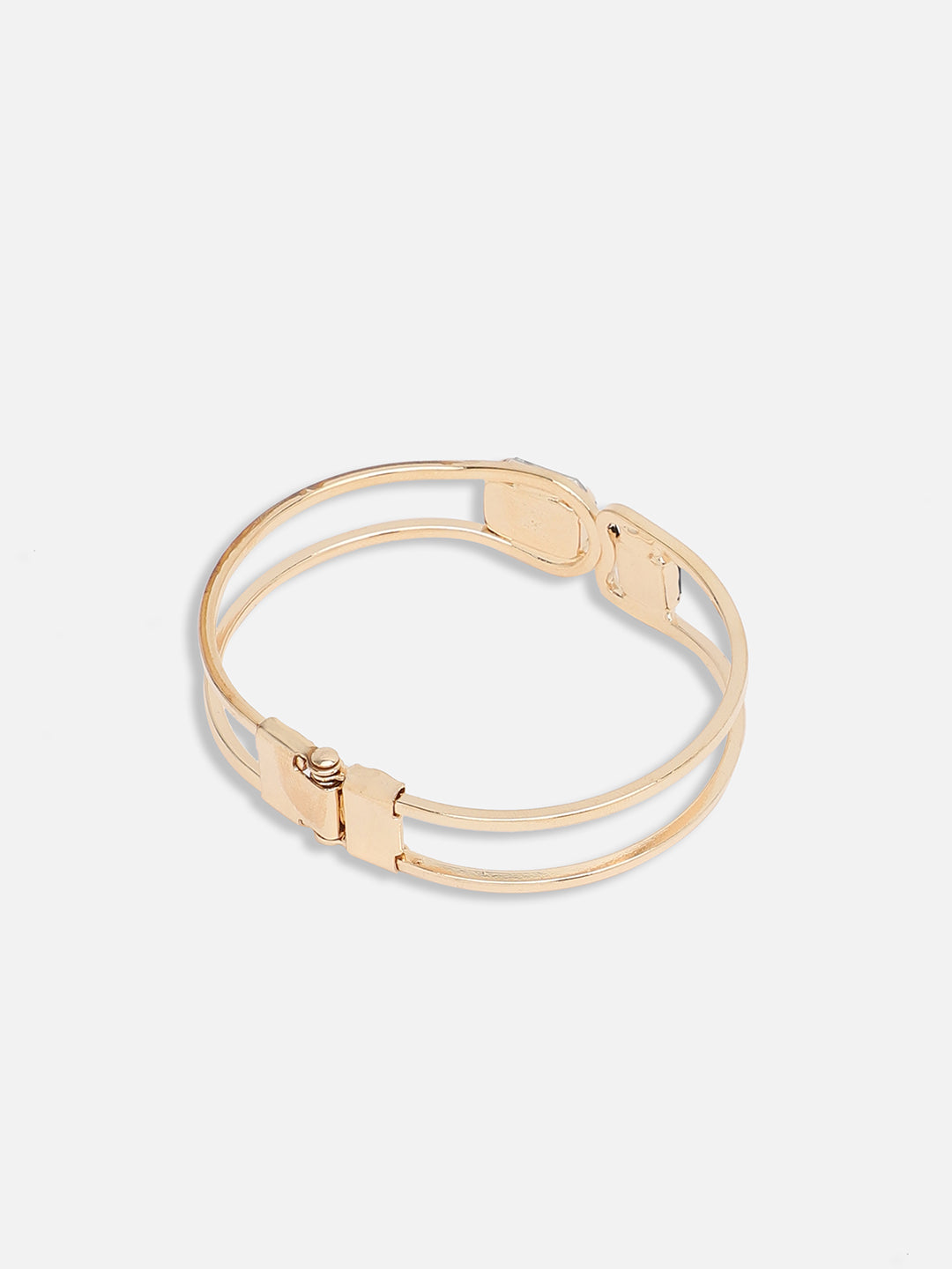 GOLD PLATED PARTY DESIGNER STONE BRACELET FOR WOMEN
