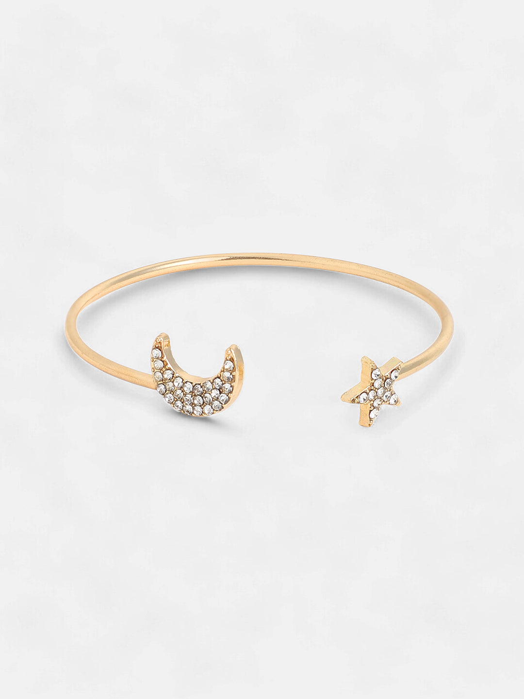 Pack of 4 Multistrand Bracelet - Metallic Gold-SOHBRC8090